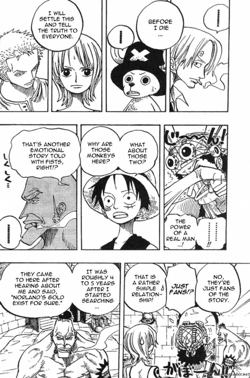 One Piece Chapter 228: United Primate Armed Forces Chief Captain-Monbran Cricket – Page 14