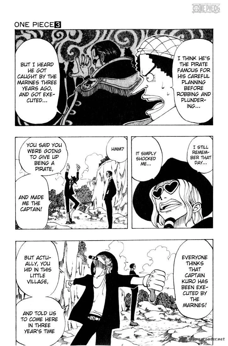 One Piece Chapter 26: A Calculation By Captain Kuro – Page 3