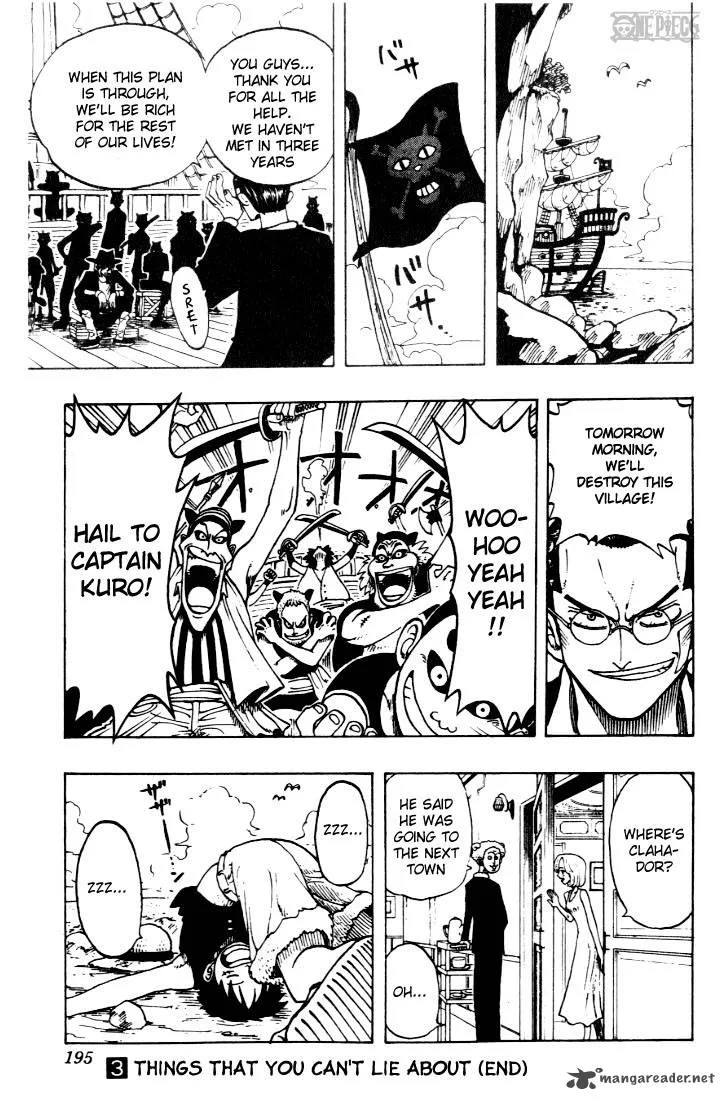 One Piece Chapter 26: A Calculation By Captain Kuro – Page 19