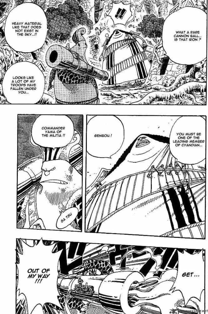 One Piece Chapter 261: Genhou The Warrior Vs God's Militia Commander – Page 7