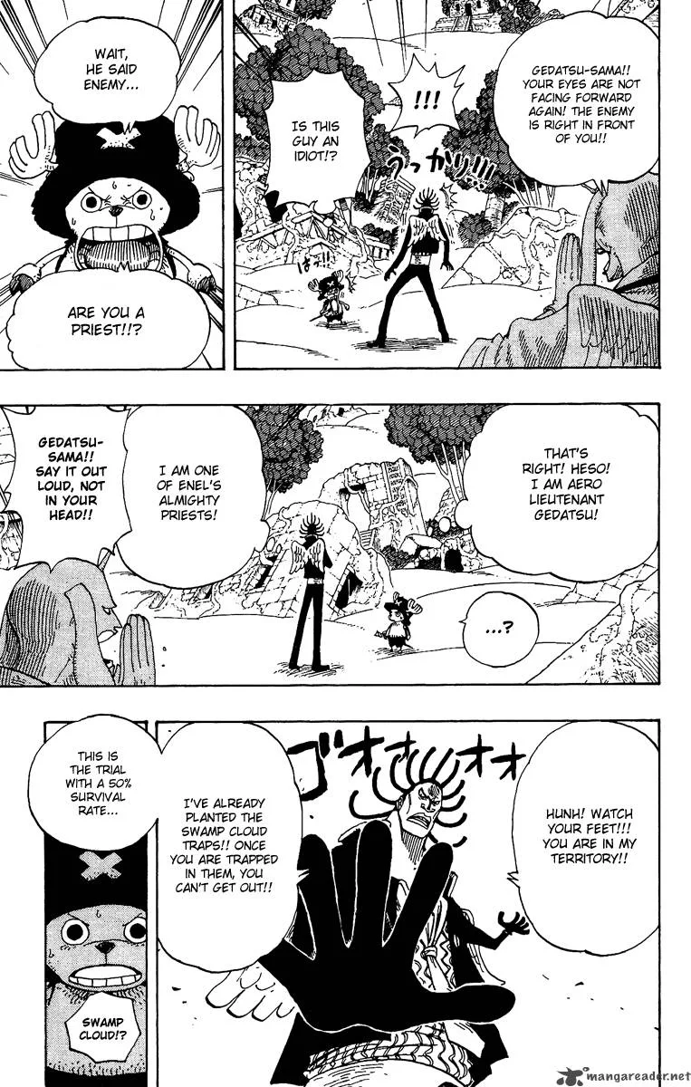 One Piece Chapter 262: Chopper The Pirate Vs Priest Gedatsu – Page 3