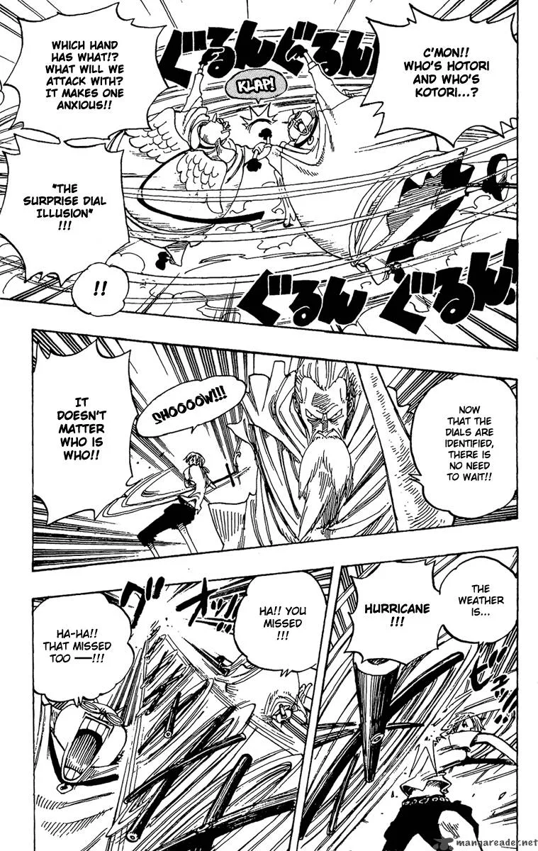 One Piece Chapter 263: Nami And The Strange Knight V.s. 2nd Captains Hotori And Kotori – Page 11