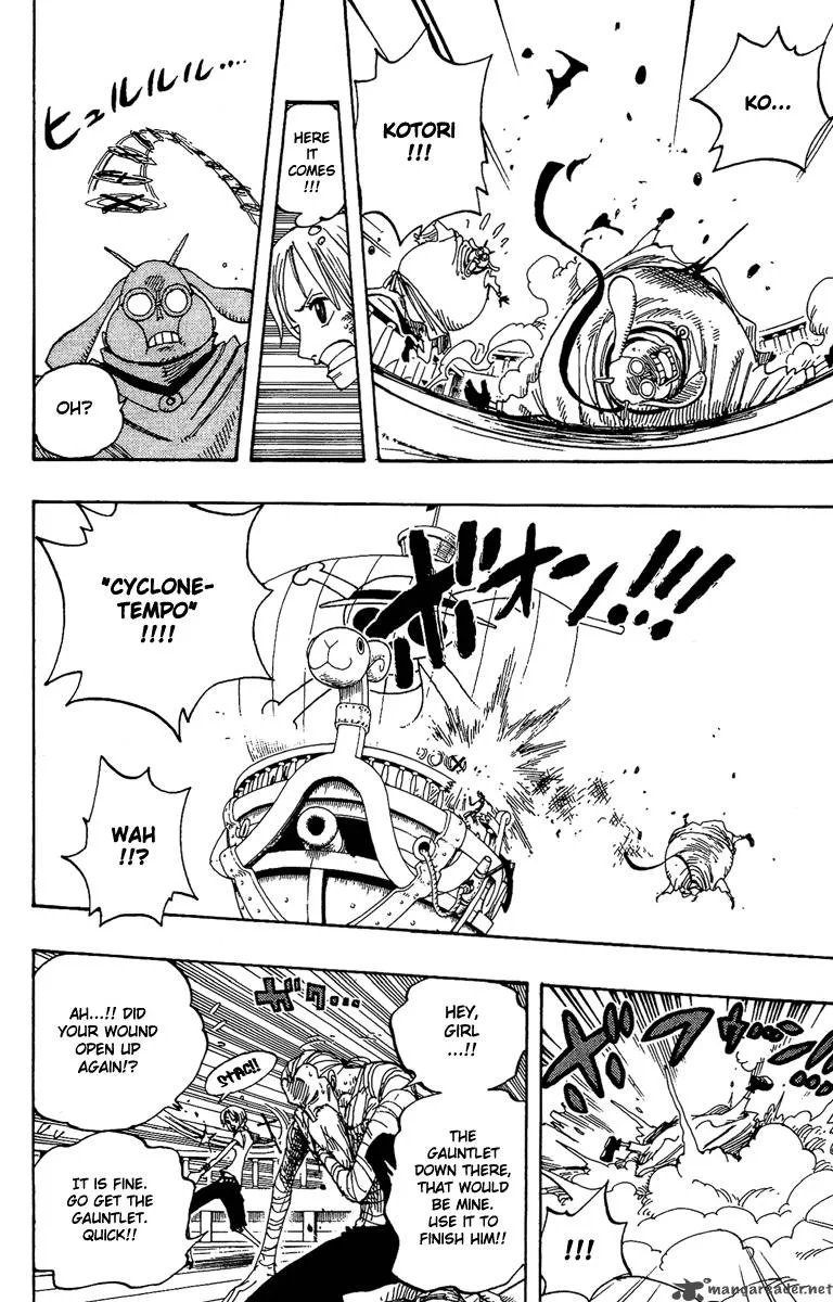 One Piece Chapter 263: Nami And The Strange Knight V.s. 2nd Captains Hotori And Kotori – Page 14