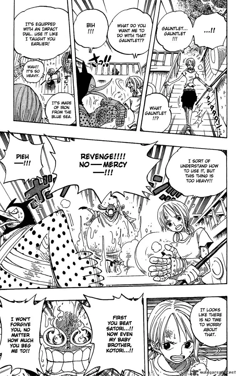 One Piece Chapter 263: Nami And The Strange Knight V.s. 2nd Captains Hotori And Kotori – Page 15
