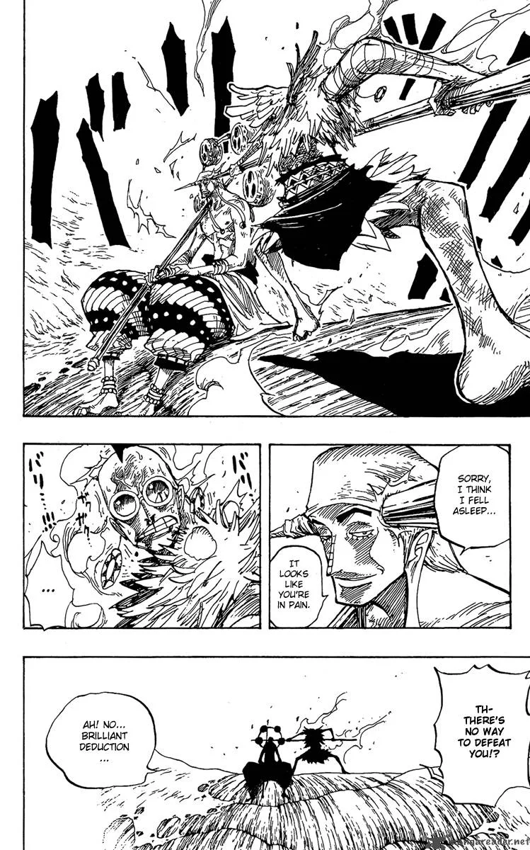 One Piece Chapter 264: Warrior Kamakiri V.s. God Enerli – Page 12