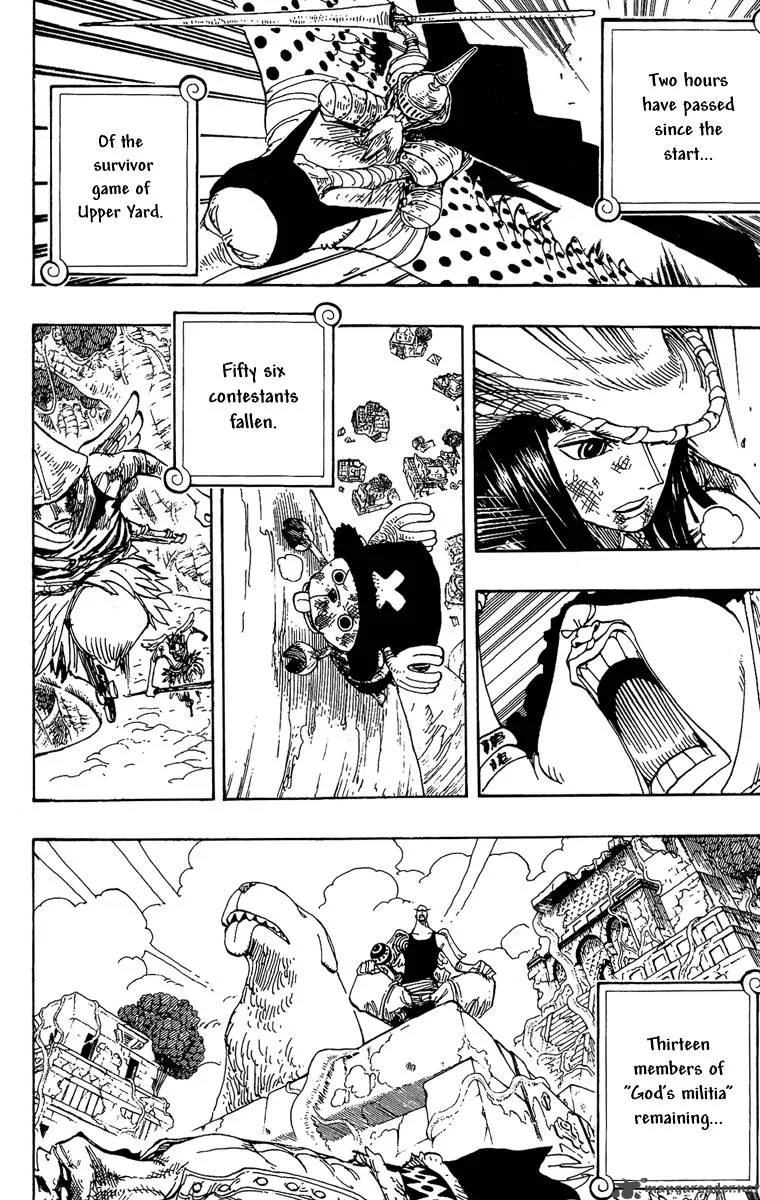One Piece Chapter 264: Warrior Kamakiri V.s. God Enerli – Page 18