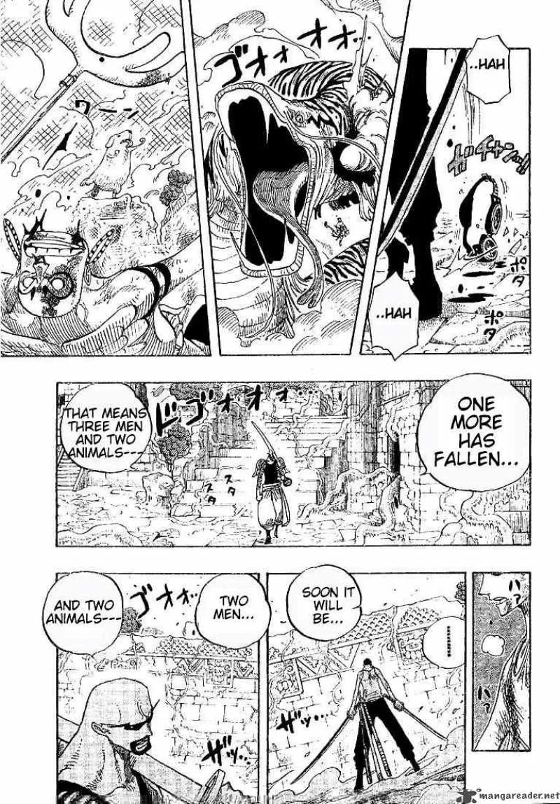 One Piece Chapter 271: Zoro The Pirate Versus Priest Oumu – Page 15