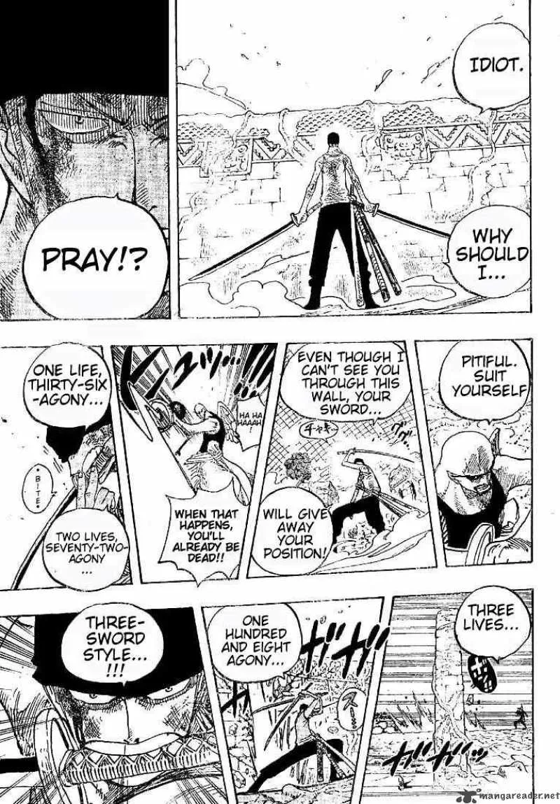 One Piece Chapter 271: Zoro The Pirate Versus Priest Oumu – Page 17