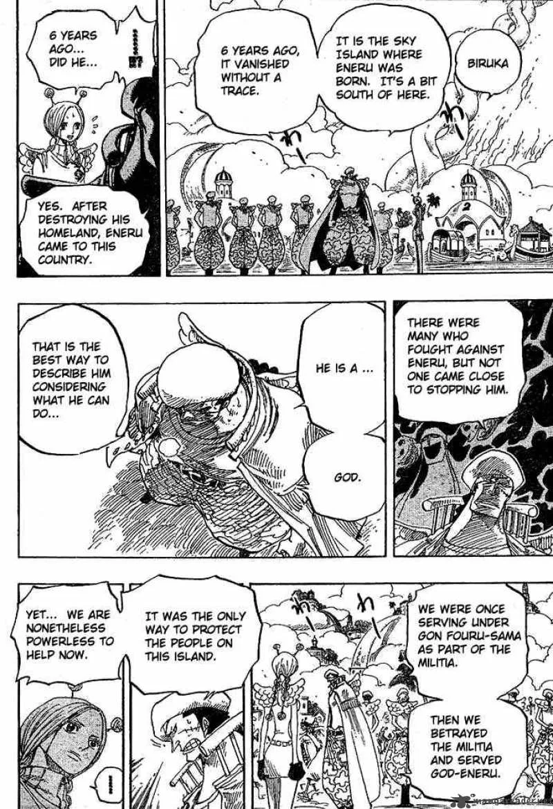 One Piece Chapter 279: Pirate Luffy Vs God-Eneru – Page 4