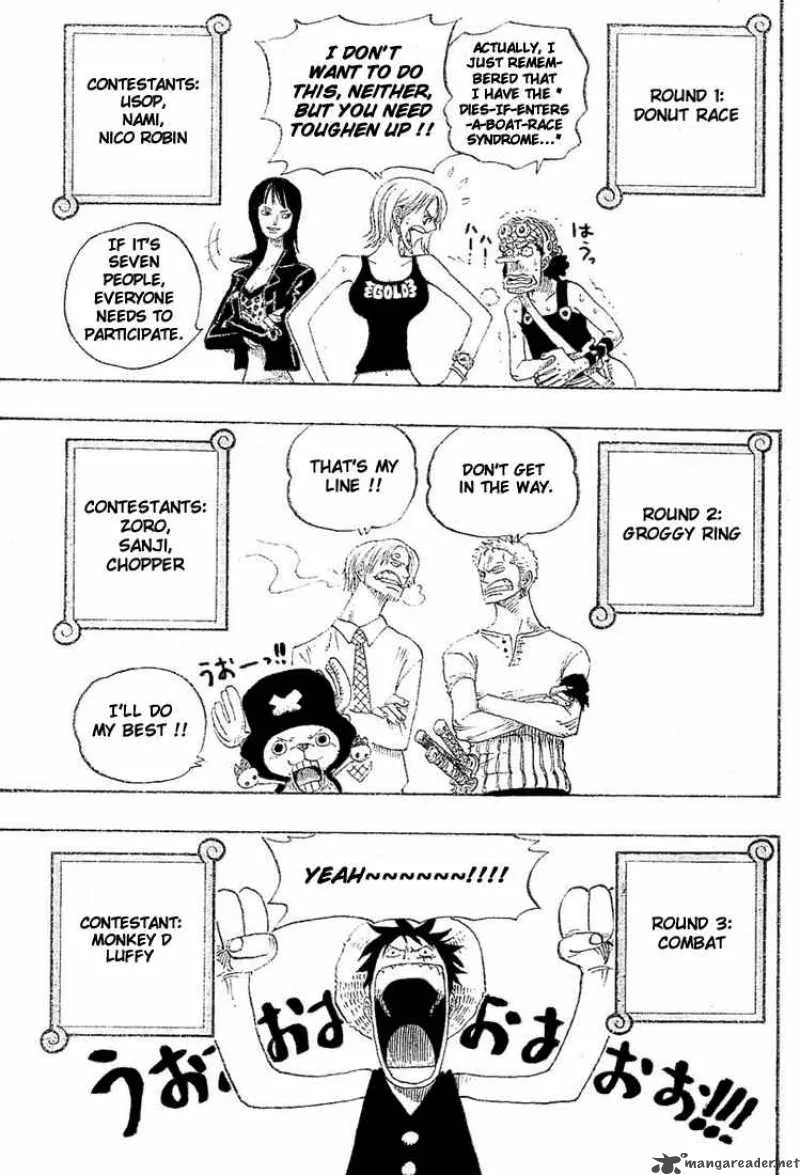 One Piece Chapter 306: Donut Race – Page 17