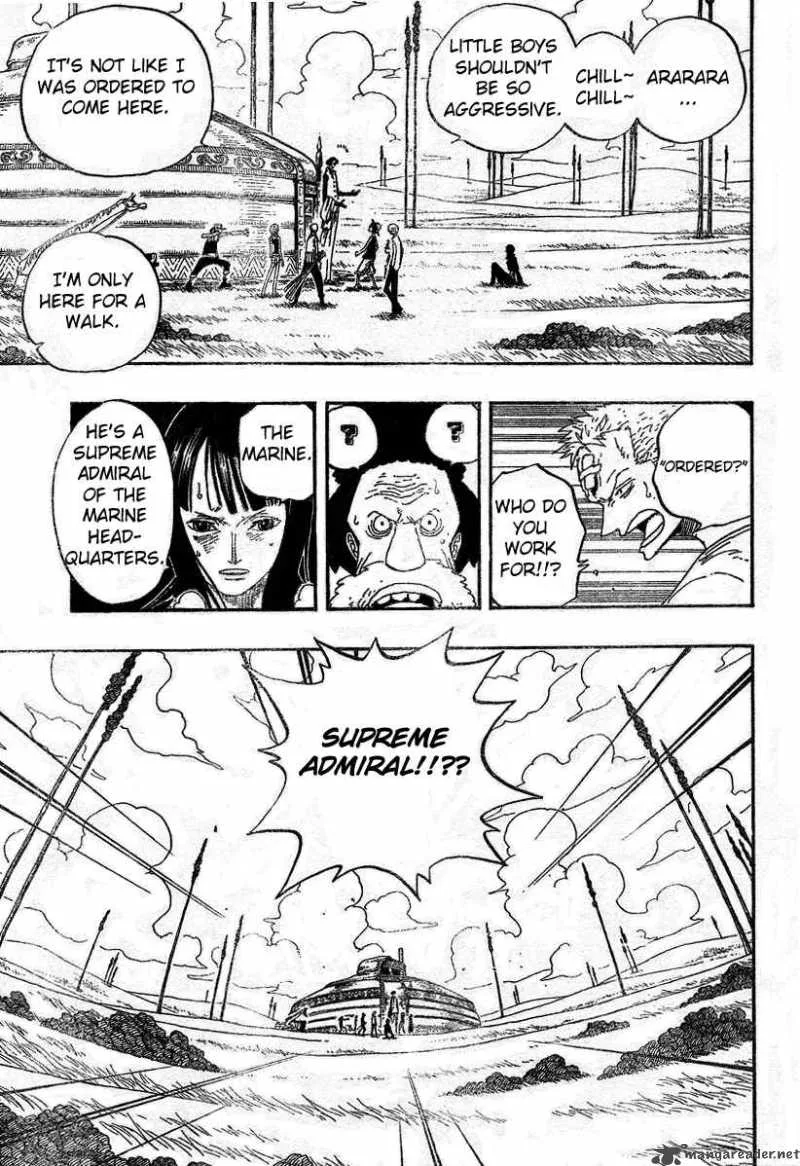 One Piece Chapter 319: The Admiral Of The Marine Headquarter, Blue Pheasant – Page 3