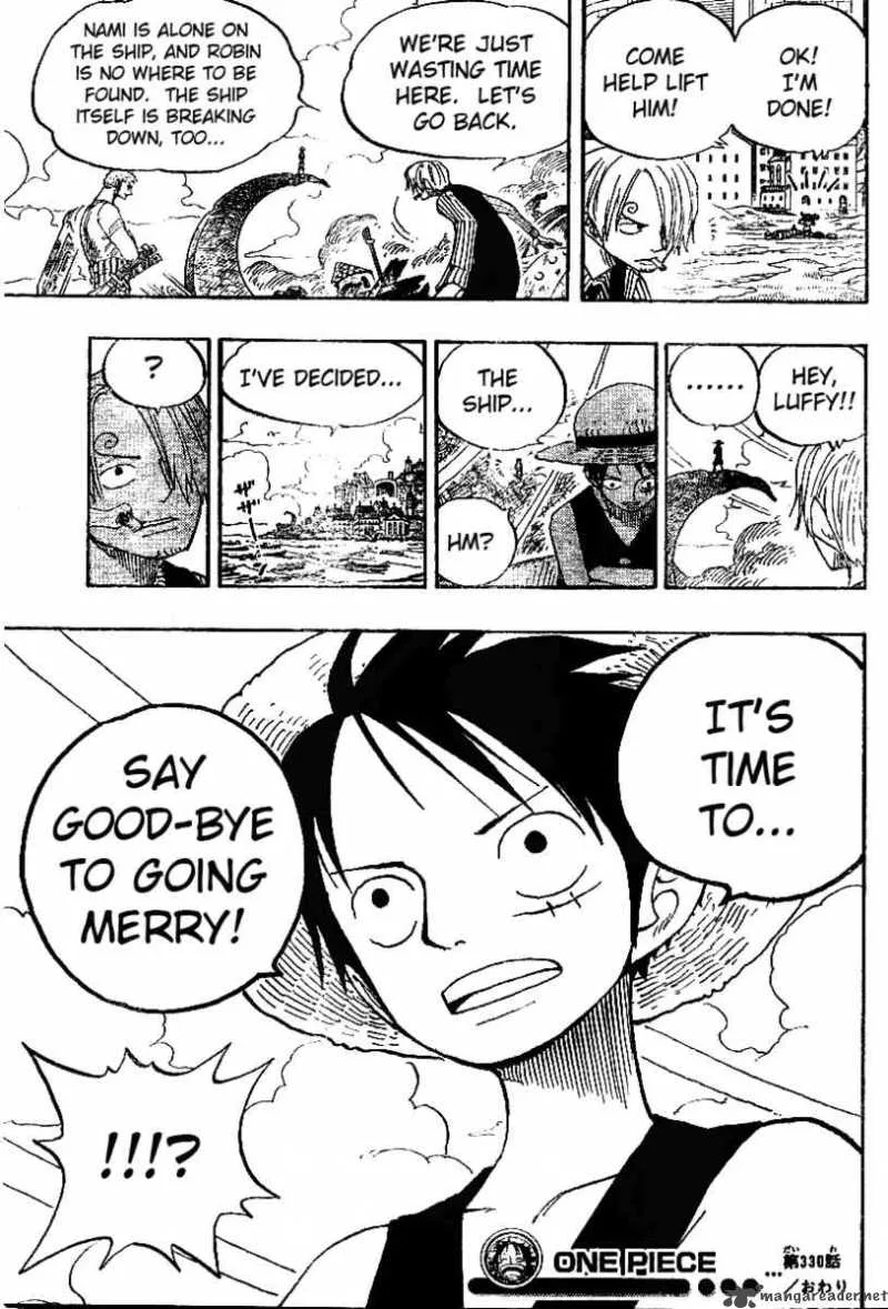 One Piece Chapter 330: It's Decided – Page 17