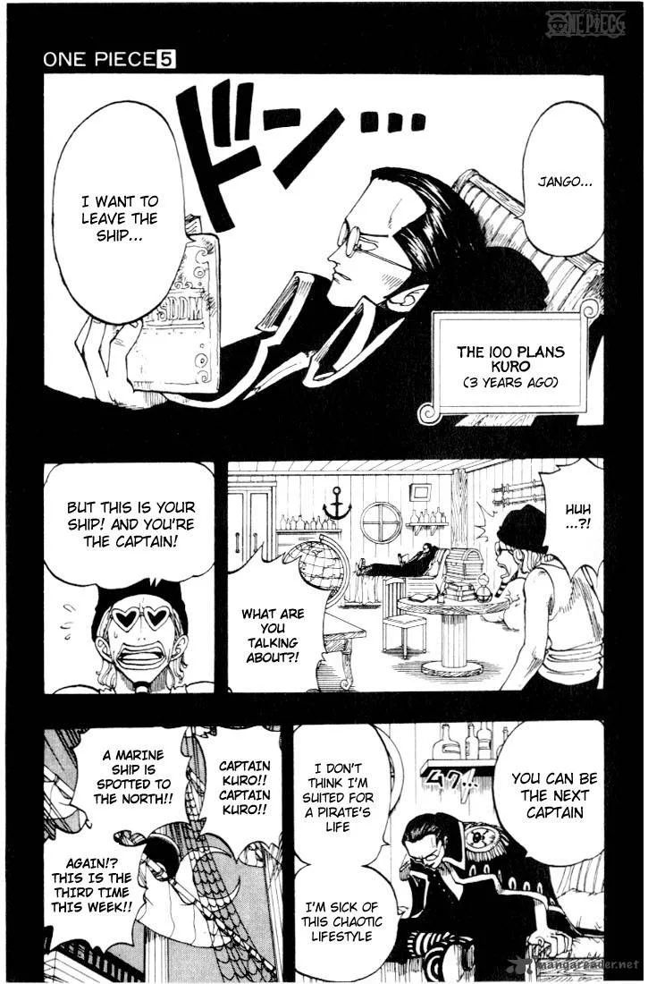One Piece Chapter 37: Kuro The Pirate With A Hundred Tricks – Page 11