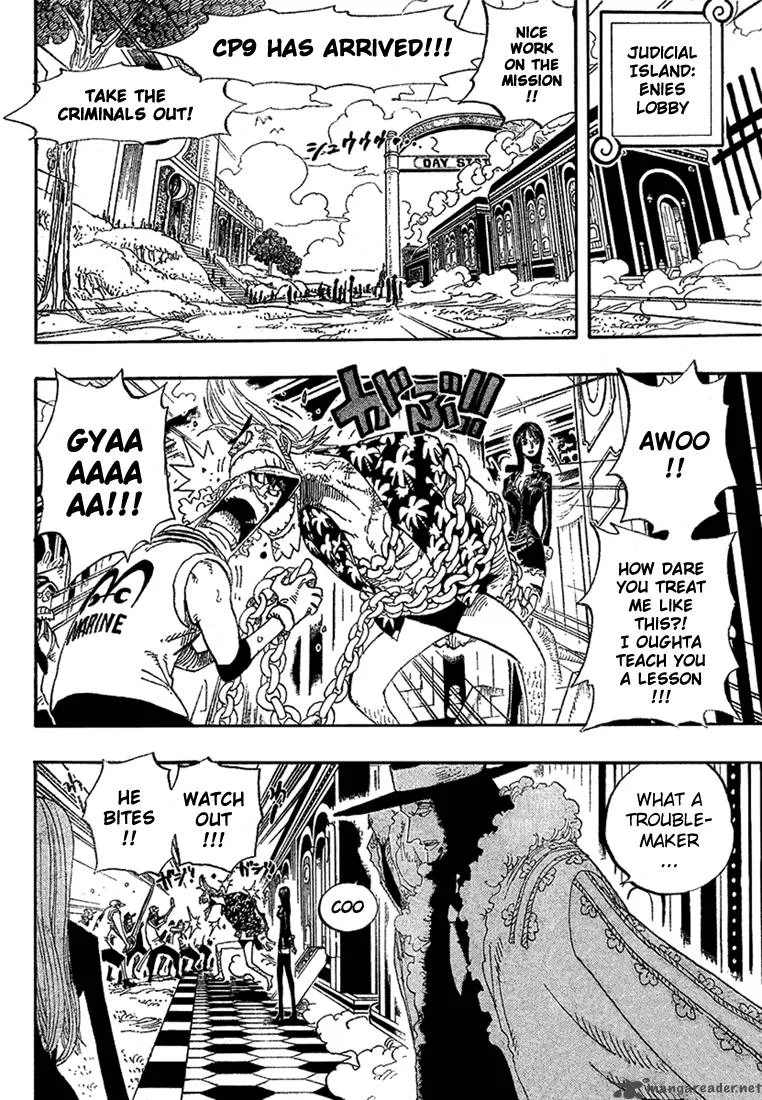 One Piece Chapter 375: The Super Humans Of Enies Lobby – Page 10