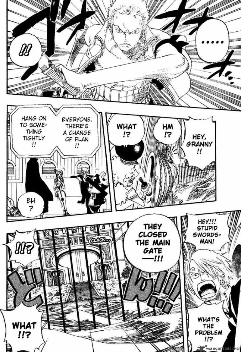 One Piece Chapter 380: The Train's Arrival At Enies Lobby Main Land – Page 8