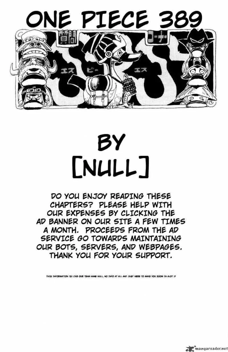 One Piece Chapter 389: Response – Page 18