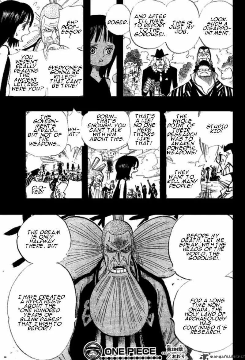 One Piece Chapter 394: Ohara's Demons – Page 20