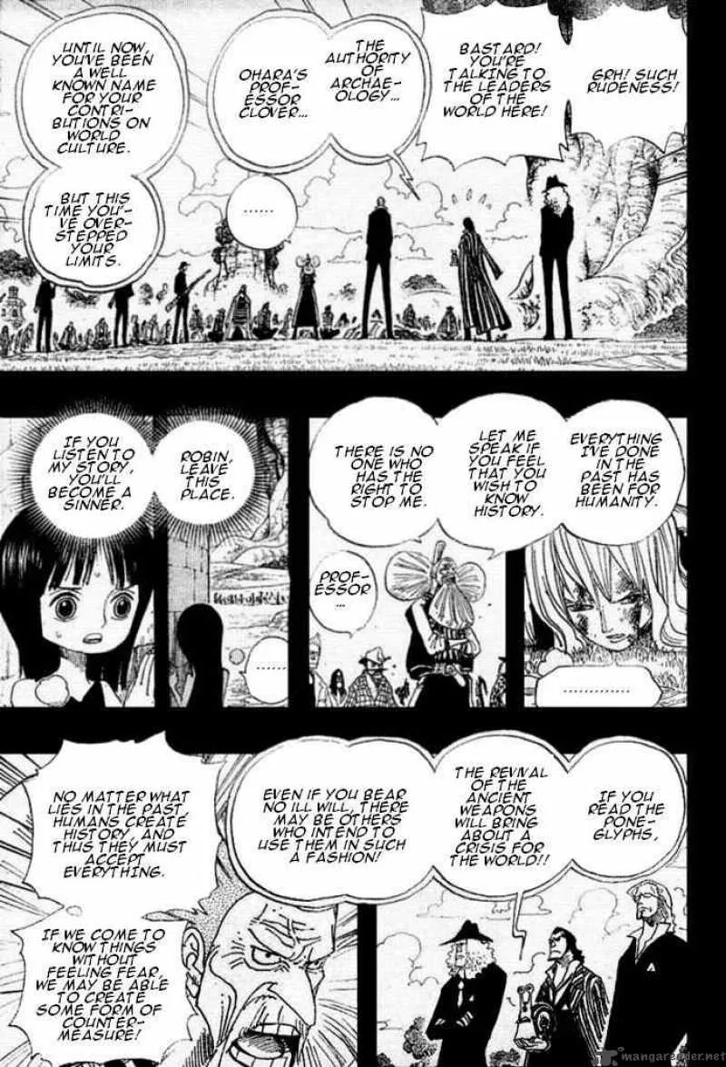One Piece Chapter 395: Ohara Vs The World Government – Page 6