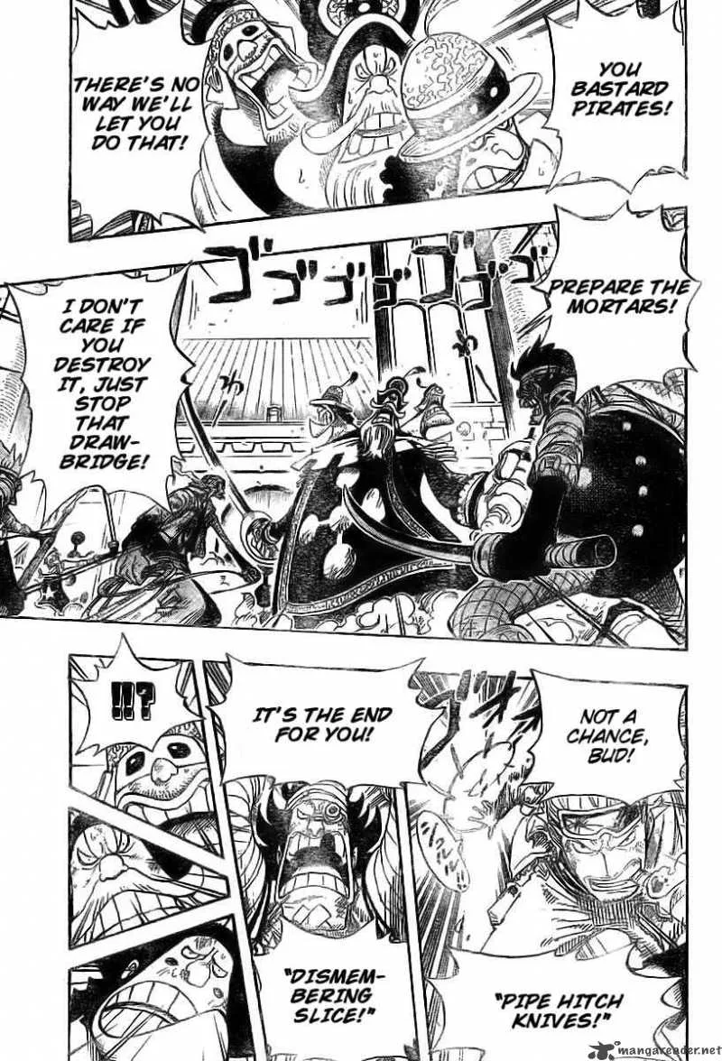 One Piece Chapter 399: Jump To The Fall!! – Page 4