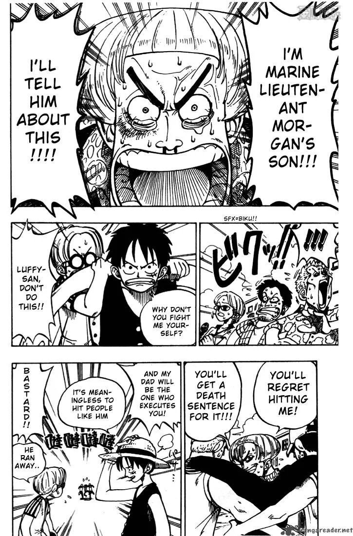 One Piece Chapter 4: Marine Lieutenant Axe Hand Morgan – Page 2