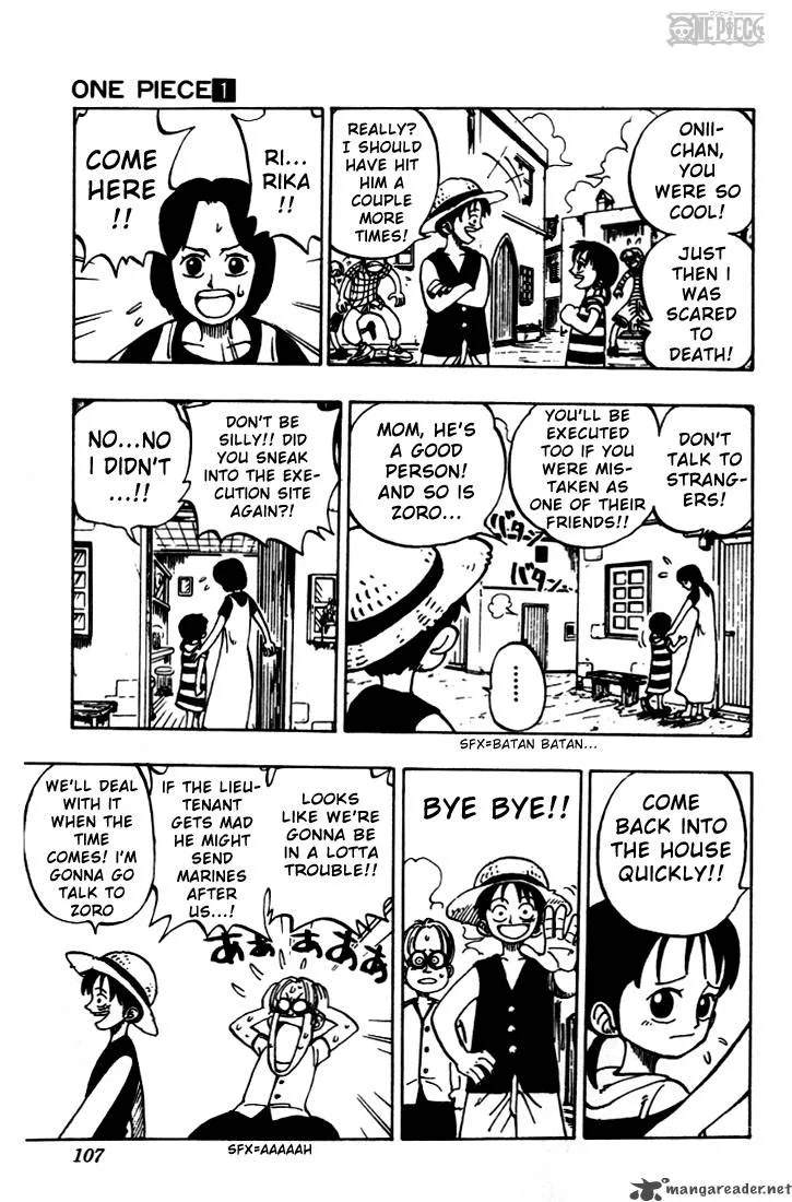 One Piece Chapter 4: Marine Lieutenant Axe Hand Morgan – Page 3
