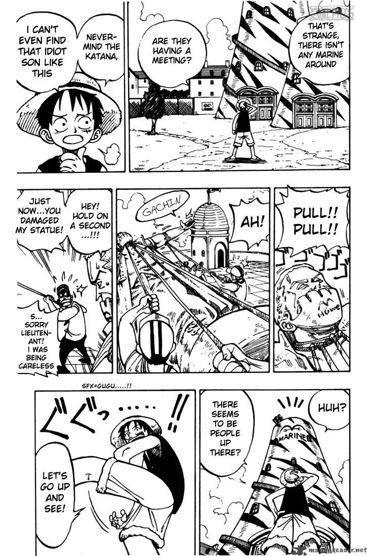 One Piece Chapter 4: Marine Lieutenant Axe Hand Morgan – Page 13