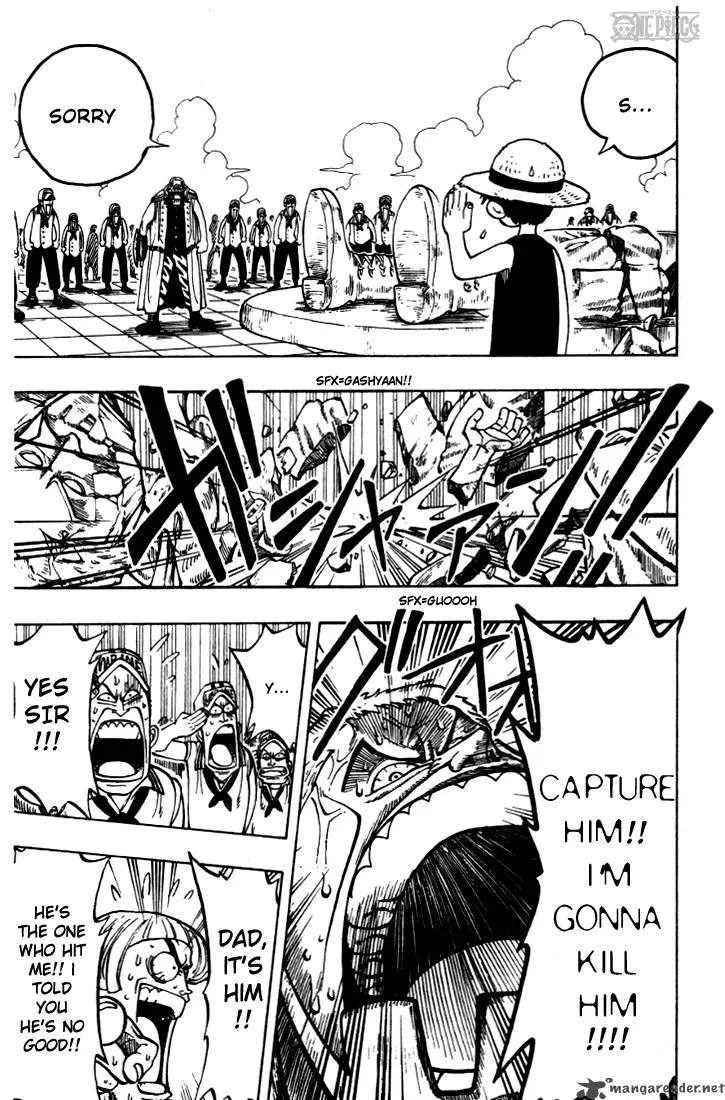 One Piece Chapter 4: Marine Lieutenant Axe Hand Morgan – Page 17