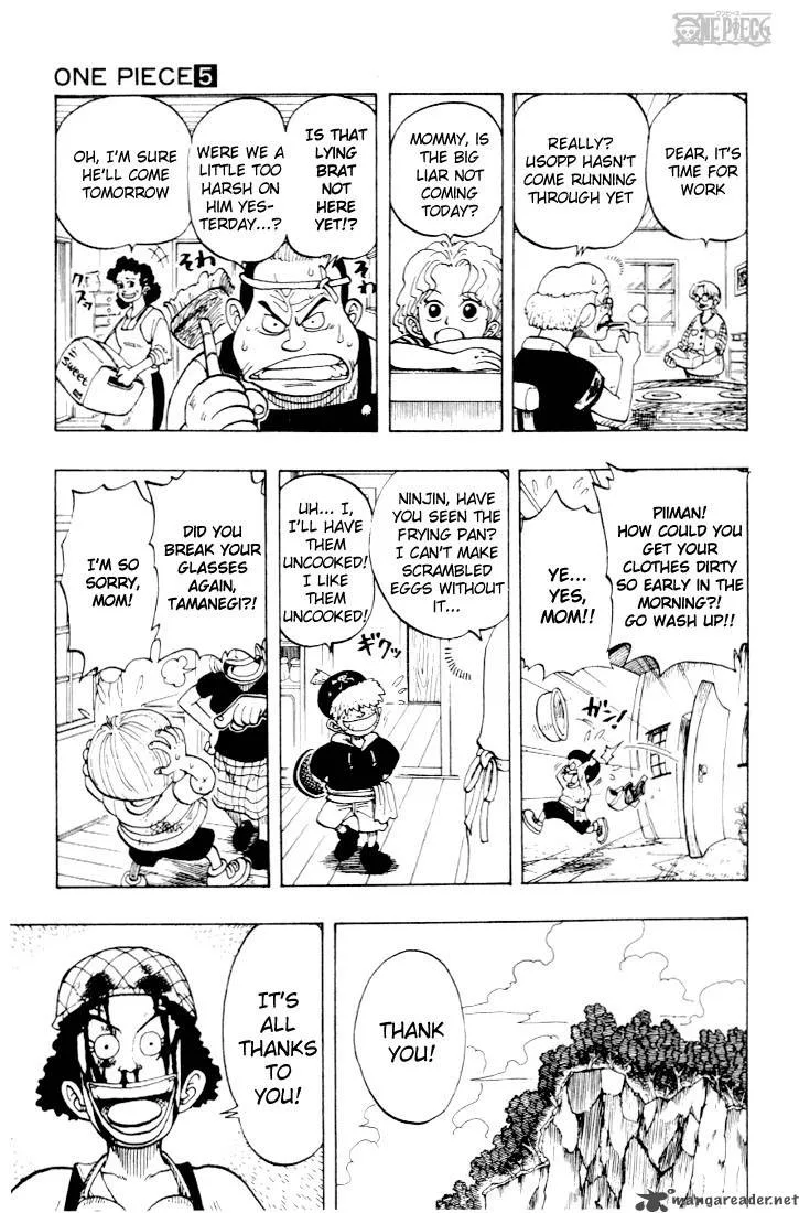 One Piece Chapter 40: Ussops Pirates – Page 11