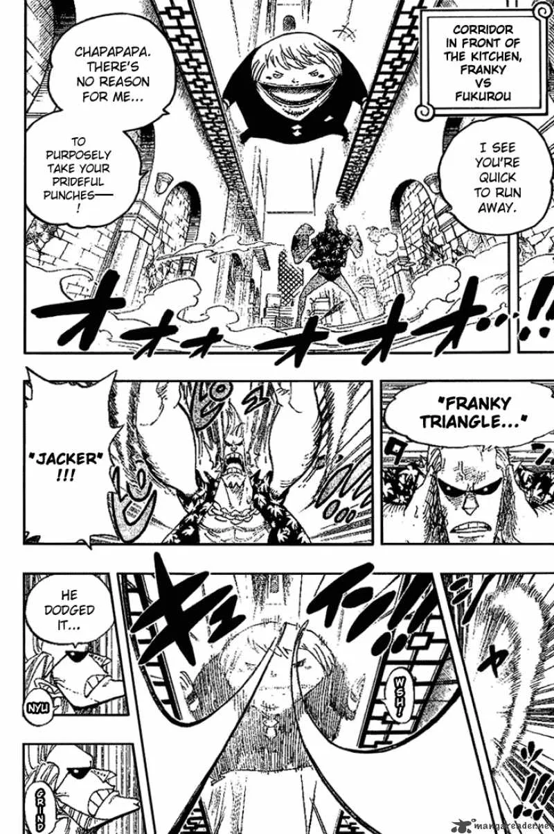 One Piece Chapter 404: Franky Vs Fukurou – Page 4