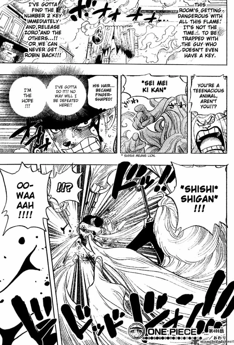 One Piece Chapter 406: Seimei Kikan – Page 18