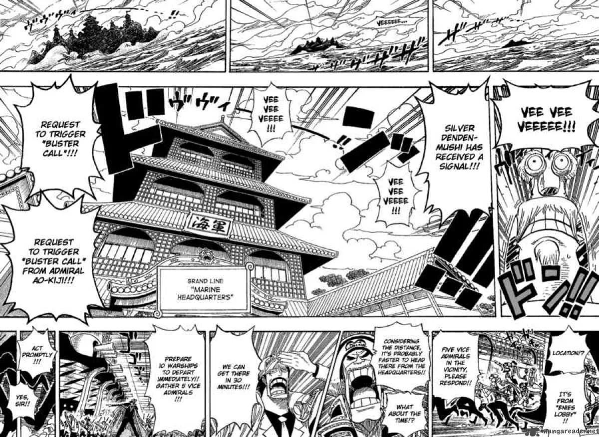 One Piece Chapter 409: Bad News Emergency Boardcasting – Page 5
