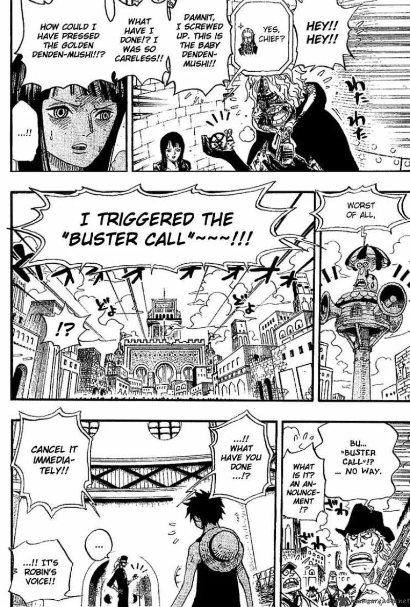 One Piece Chapter 409: Bad News Emergency Boardcasting – Page 6