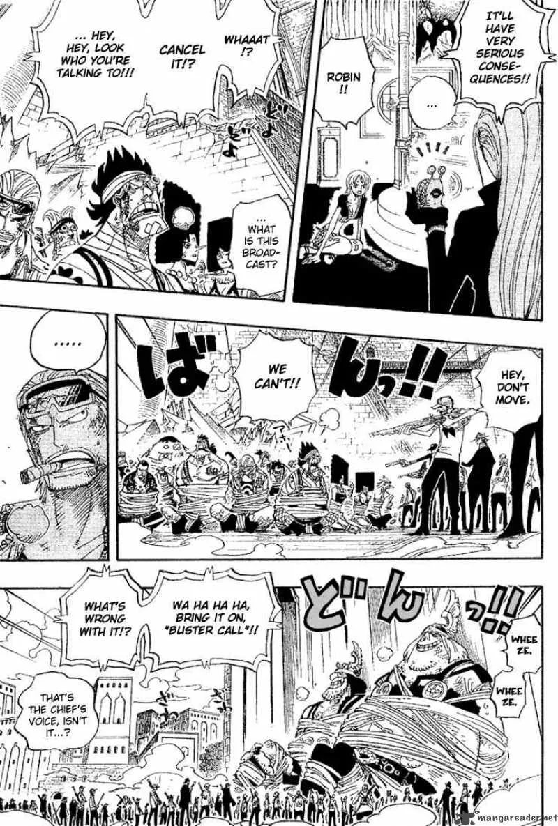 One Piece Chapter 409: Bad News Emergency Boardcasting – Page 7