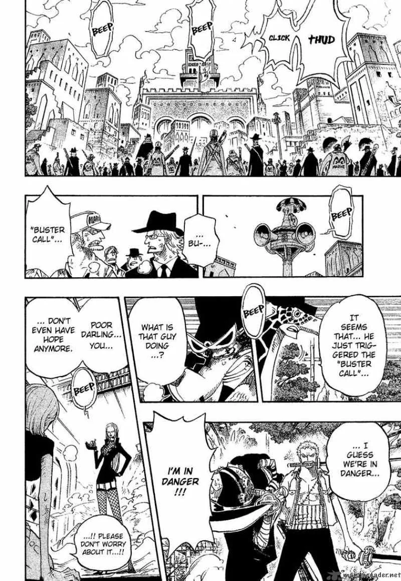 One Piece Chapter 409: Bad News Emergency Boardcasting – Page 12