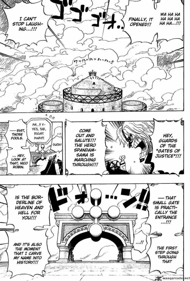 One Piece Chapter 418: Luffy Vs Rob Lucci – Page 7