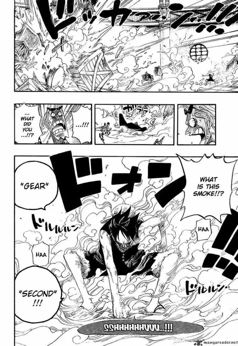 One Piece Chapter 418: Luffy Vs Rob Lucci – Page 14