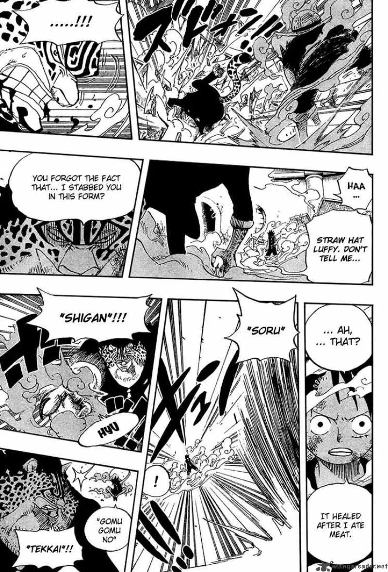 One Piece Chapter 418: Luffy Vs Rob Lucci – Page 17