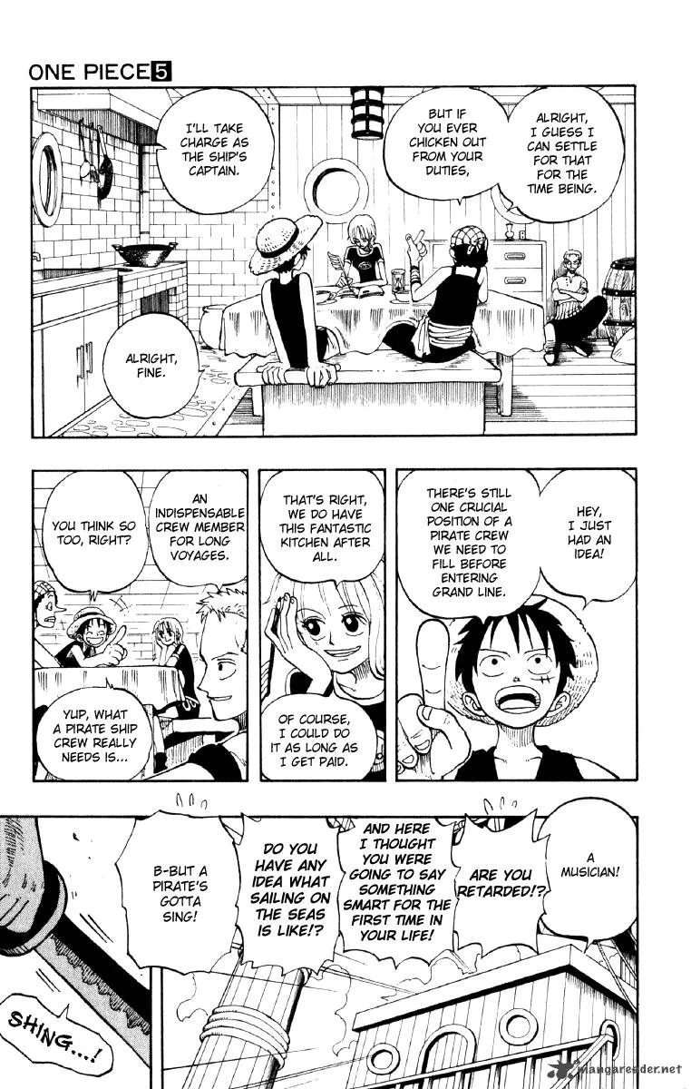 One Piece Chapter 42: Yosaku And Joni – Page 7