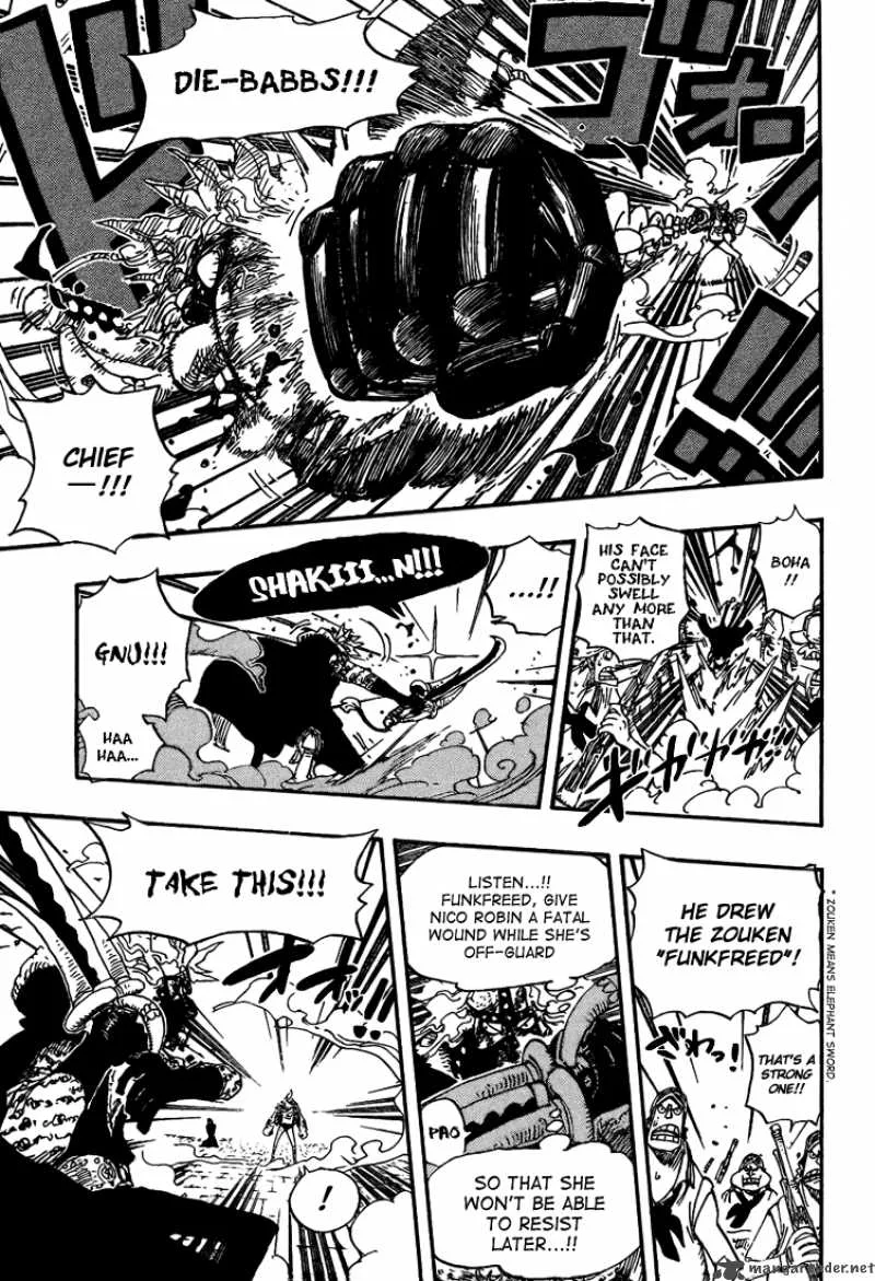 One Piece Chapter 423: The Mermaid Legend – Page 7