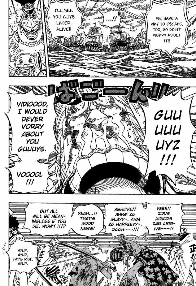 One Piece Chapter 428: Let's Go Back – Page 6