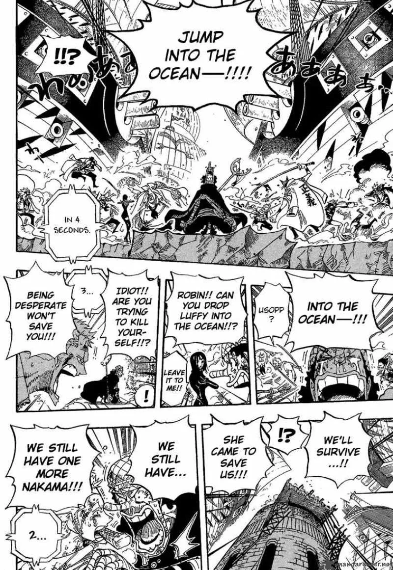 One Piece Chapter 428: Let's Go Back – Page 16
