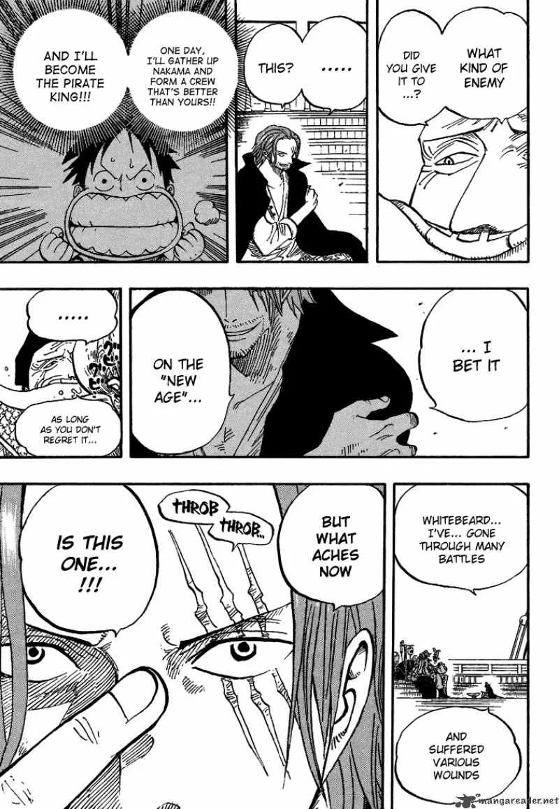 One Piece Chapter 434: Whitebeard And Redhaired – Page 10