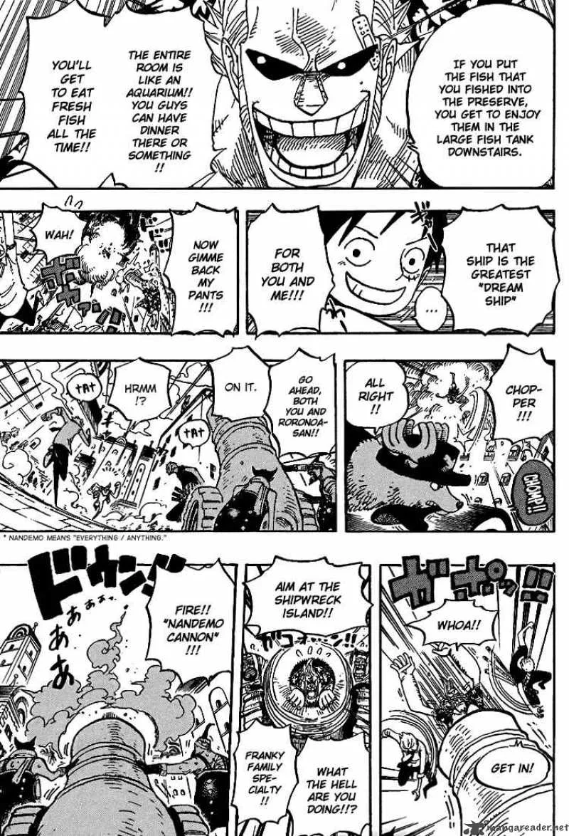 One Piece Chapter 436: Pants From Fankyhouse – Page 16