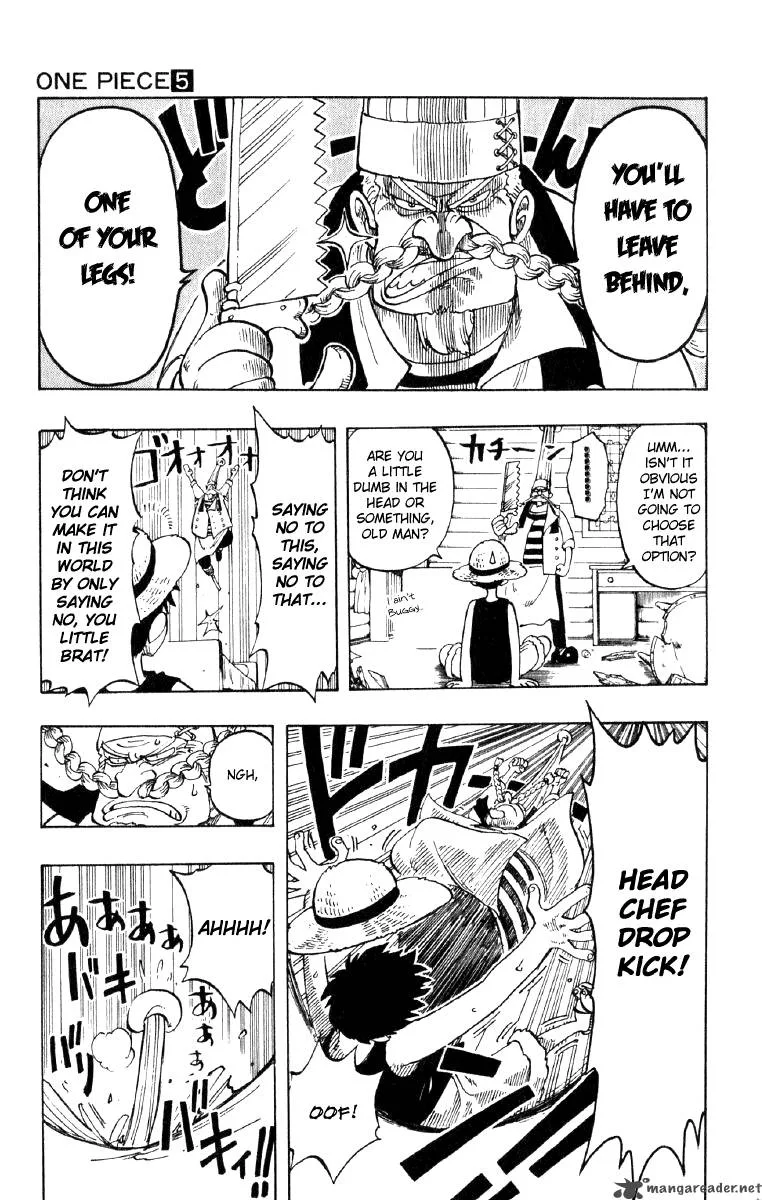 One Piece Chapter 44: The Three Chefs – Page 5