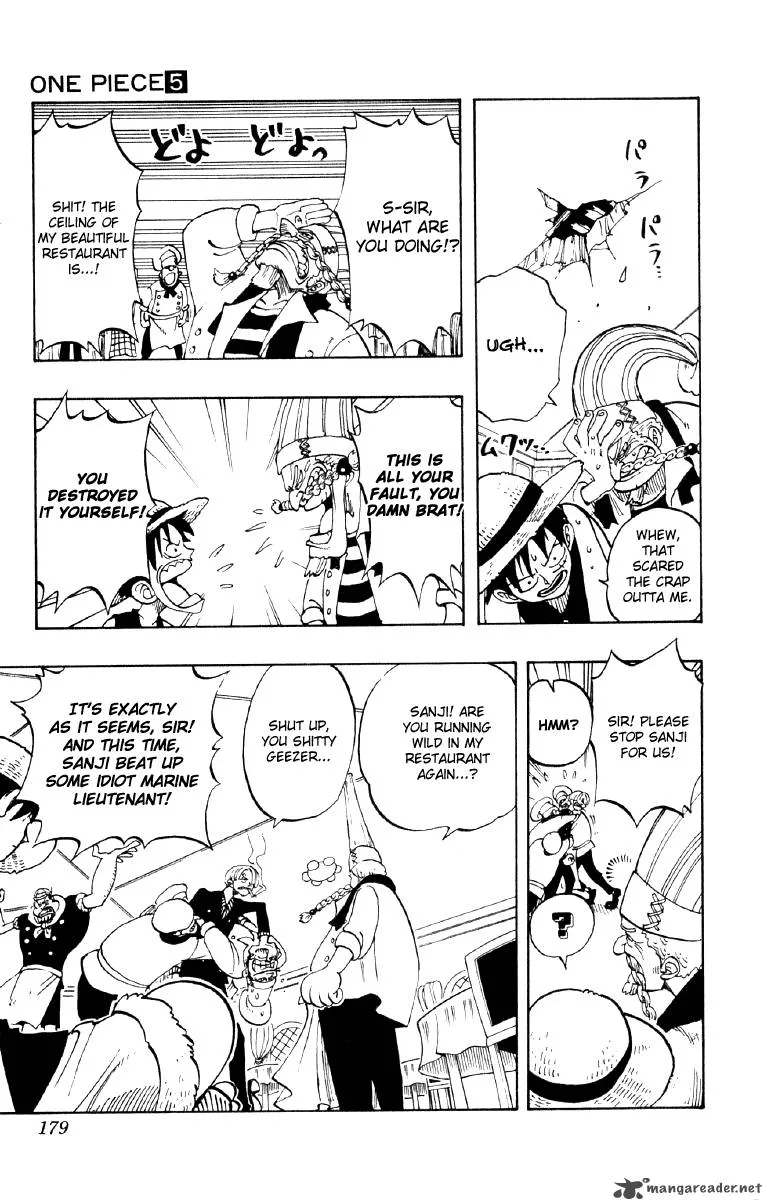 One Piece Chapter 44: The Three Chefs – Page 11
