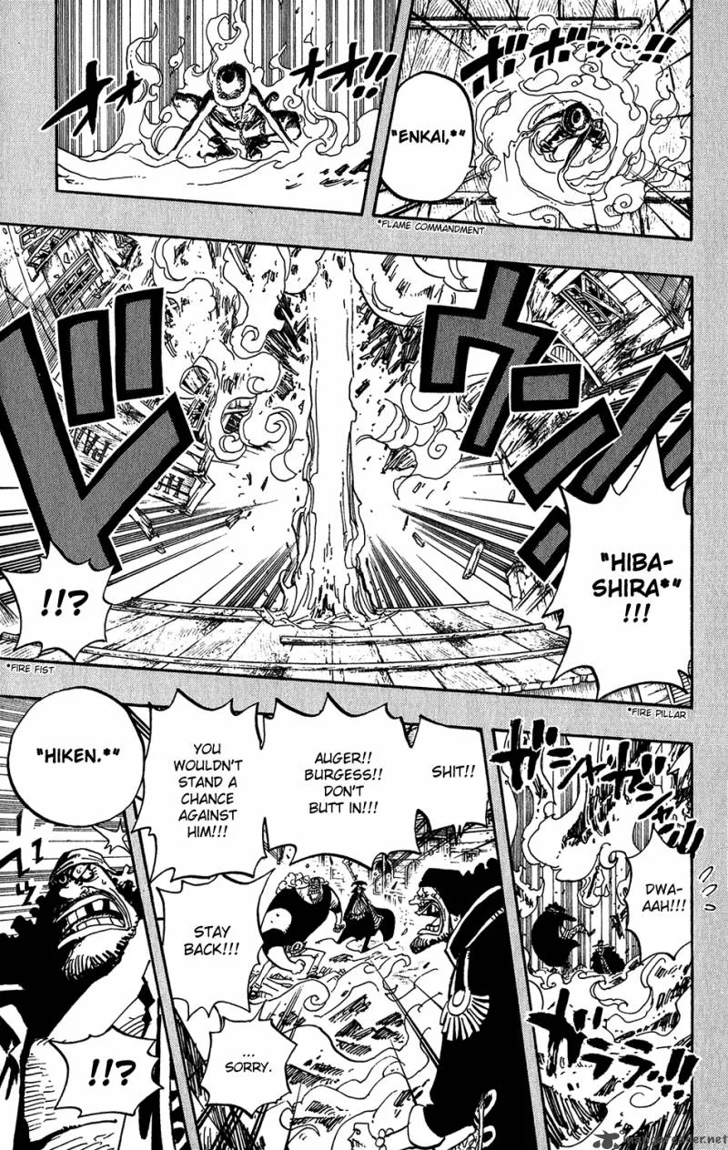 One Piece Chapter 440: Firefist Vs Blackbeard – Page 15