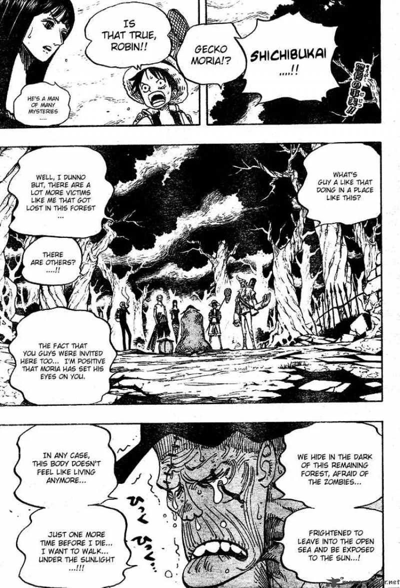 One Piece Chapter 449: The Mysterious Four Of Thriller Bark – Page 2