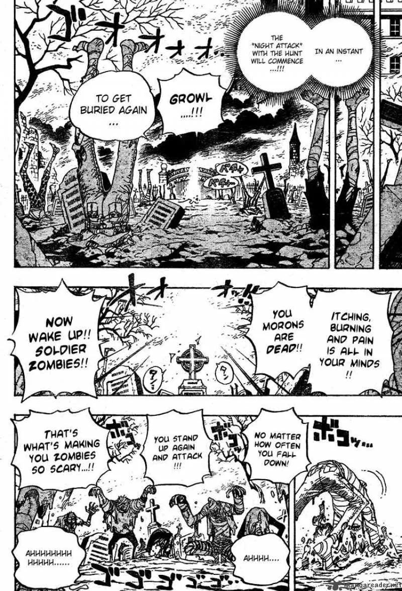 One Piece Chapter 449: The Mysterious Four Of Thriller Bark – Page 9