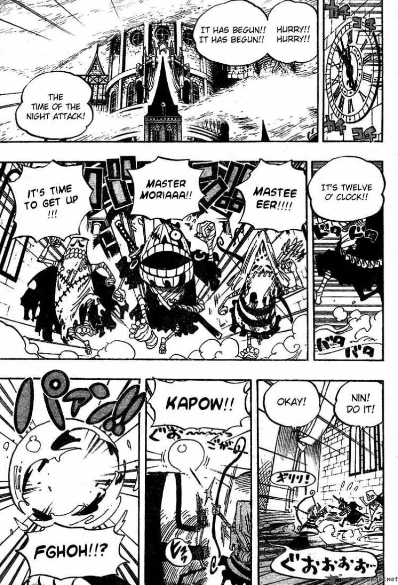 One Piece Chapter 449: The Mysterious Four Of Thriller Bark – Page 12