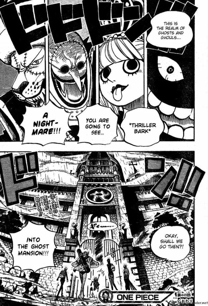 One Piece Chapter 449: The Mysterious Four Of Thriller Bark – Page 17